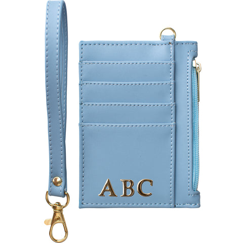 Pastel Blue Wallet Card Holder 