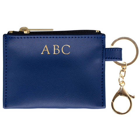 Royal Blue Keychain Wallet 