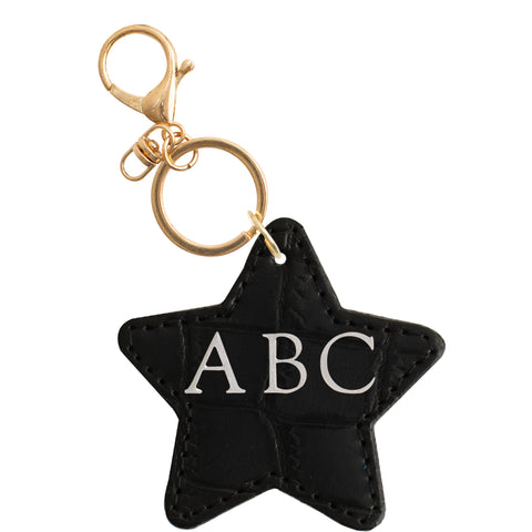 Drilo Black Star Keychain