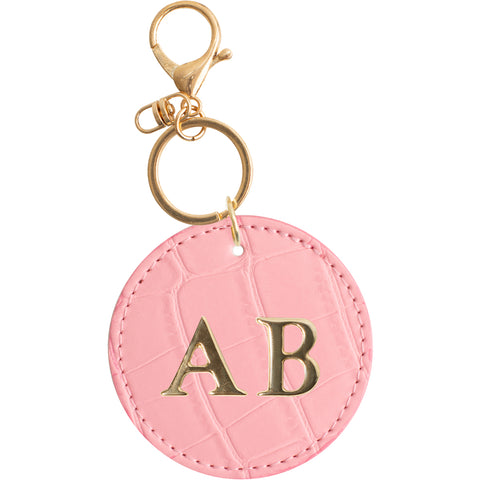 Drilo Pink Circle Keychain 