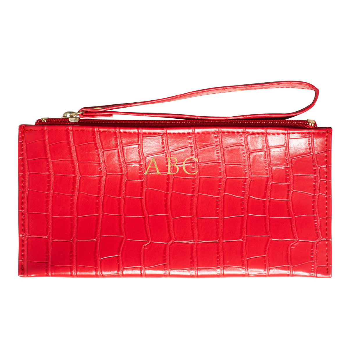 Drilo Red Wristlet Bag 
