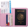 Porta Pasaporte Blush