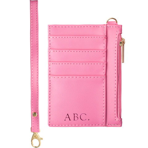 Pink Wallet Card Holder 