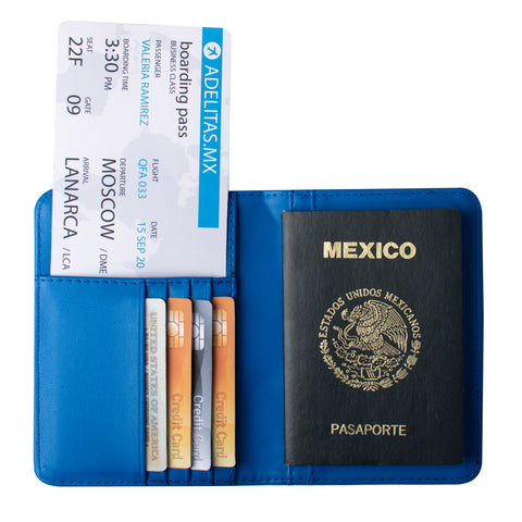 Cobalt Passport Holder
