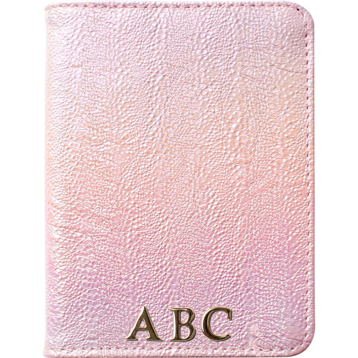 Iridescent Pink Passport Holder